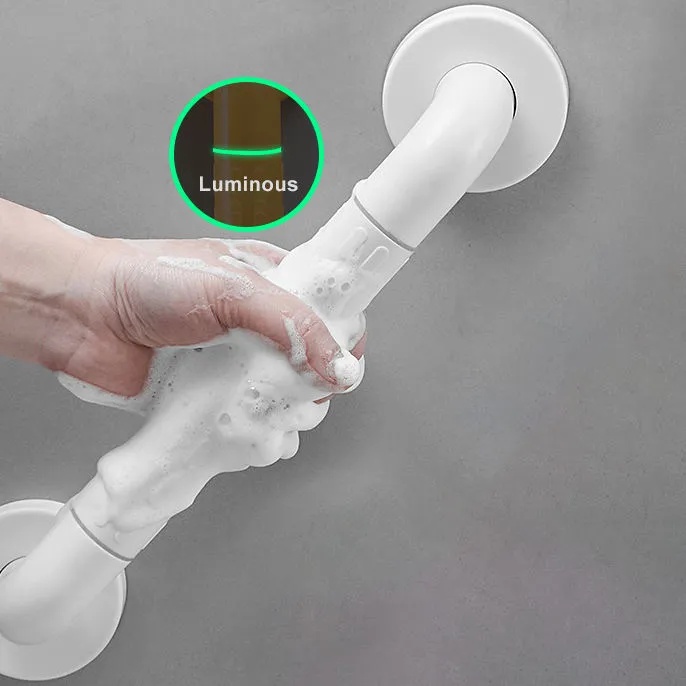 Stainless Steel and Plastic-Plated Finish Luminous Effect Bathroom Handicap Handrails Shower Grab Bar